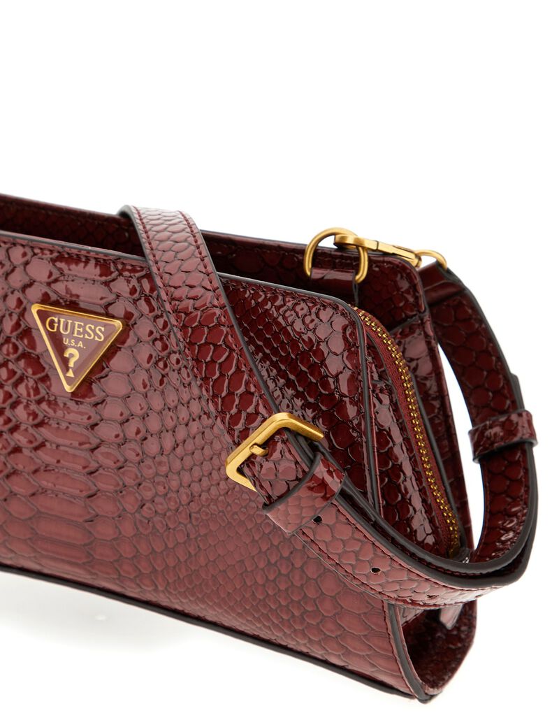 Annita python-print crossbody