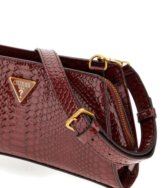 Annita python-print crossbody