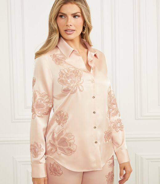 Marciano sequins embroidery shirt