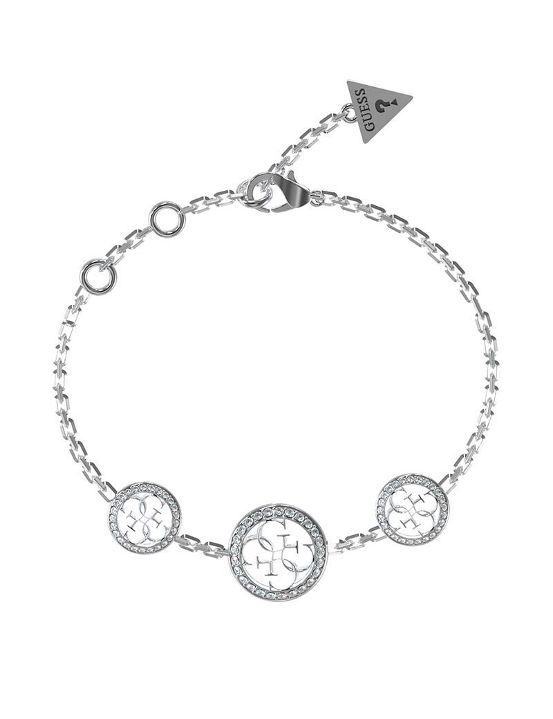 Triple 4G Logo Bracelet Silver