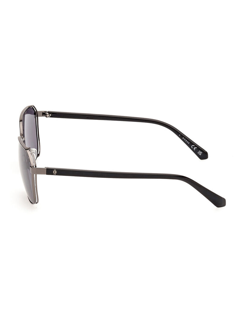 Rectangular Full Rim Sunglasses