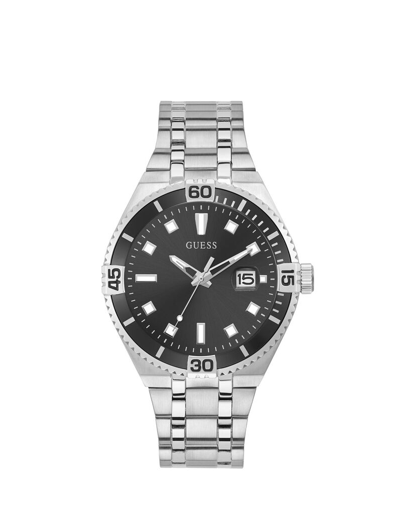 Black And Silver Sport Watch