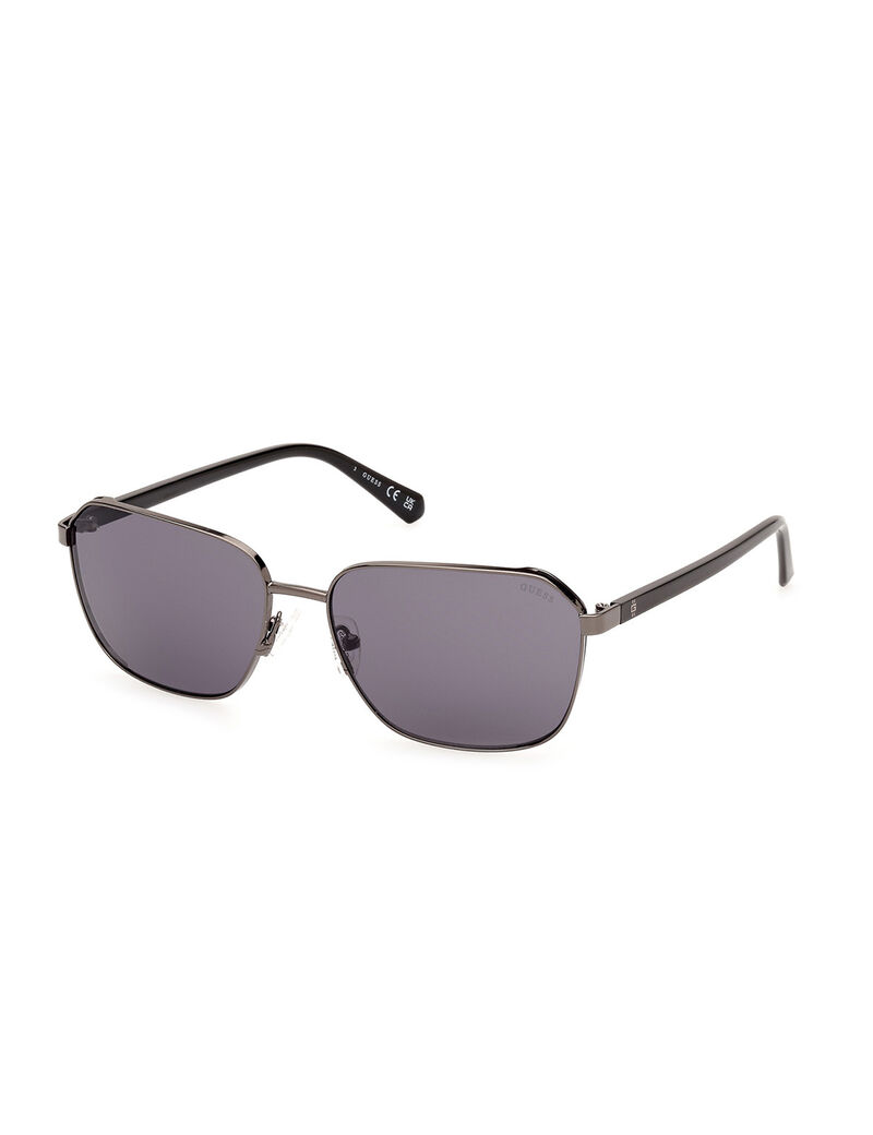 Rectangular Full Rim Sunglasses