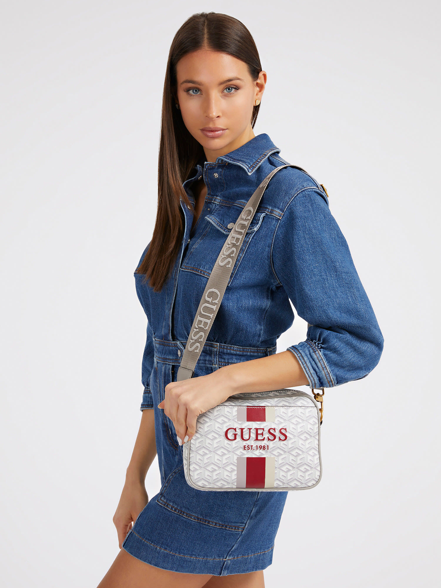 Shop GUESS Online Vikky Camera Bag