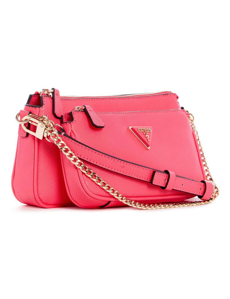 Noelle Saffiano Mini Crossbody Bag