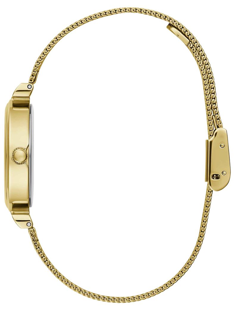 Gold-tone Mesh Analog Watch