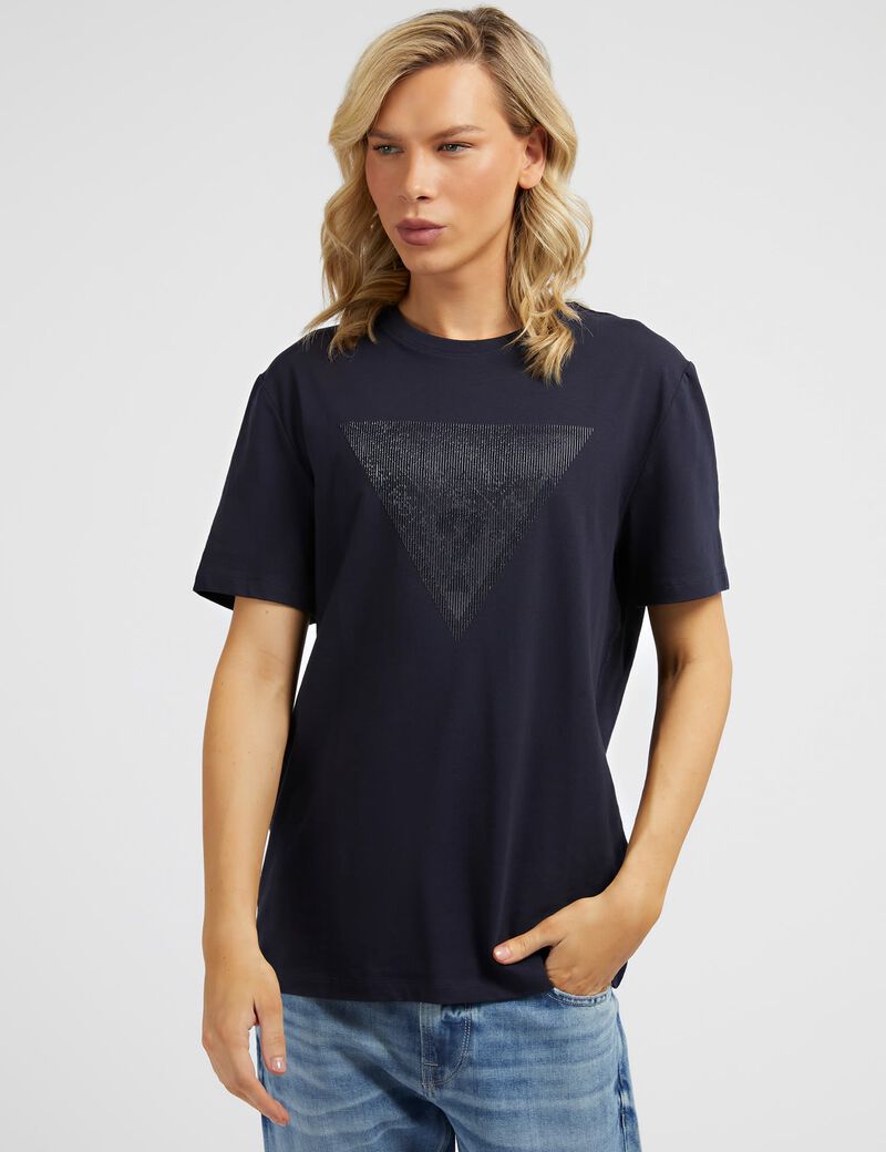 Front triangle logo print t-shirt