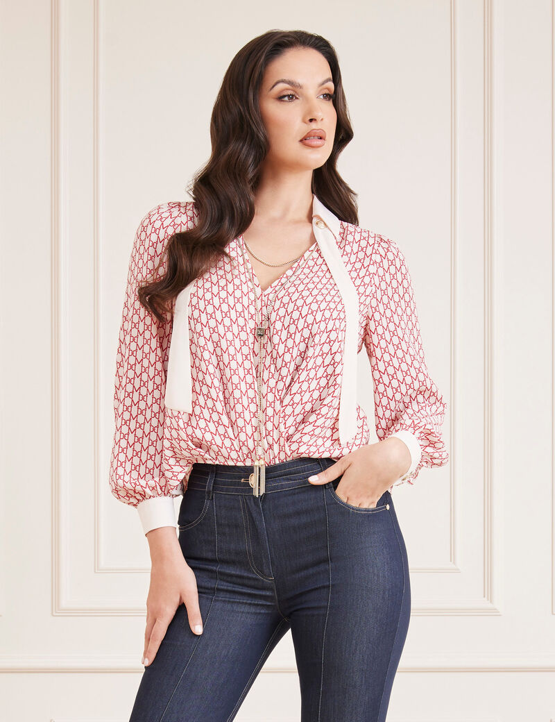 Marciano logo blouse