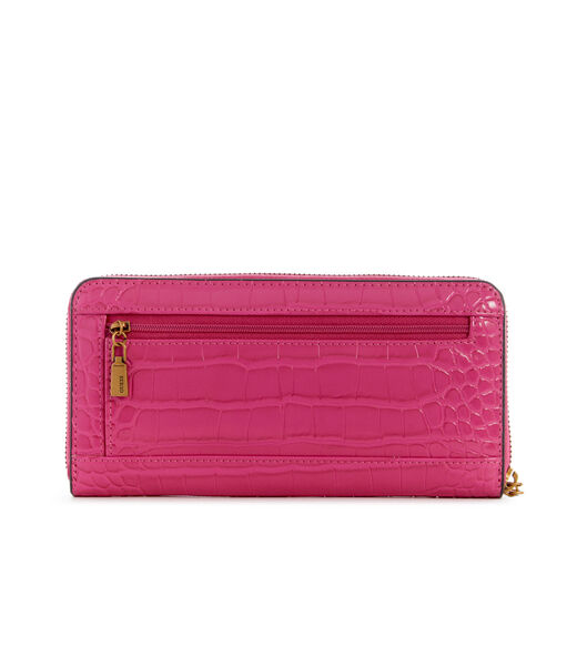 Wholesale Geometric Women Wallets with Zipper Pink 2033 Pocket