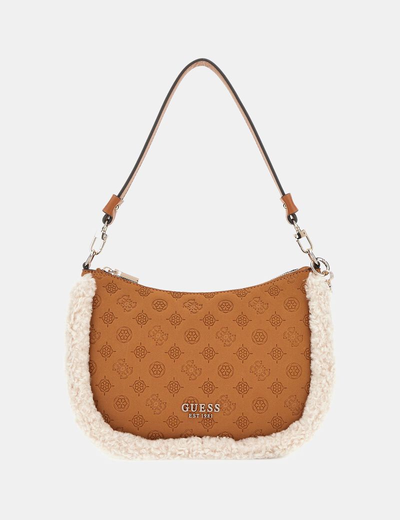 Davika faux fur shoulder bag