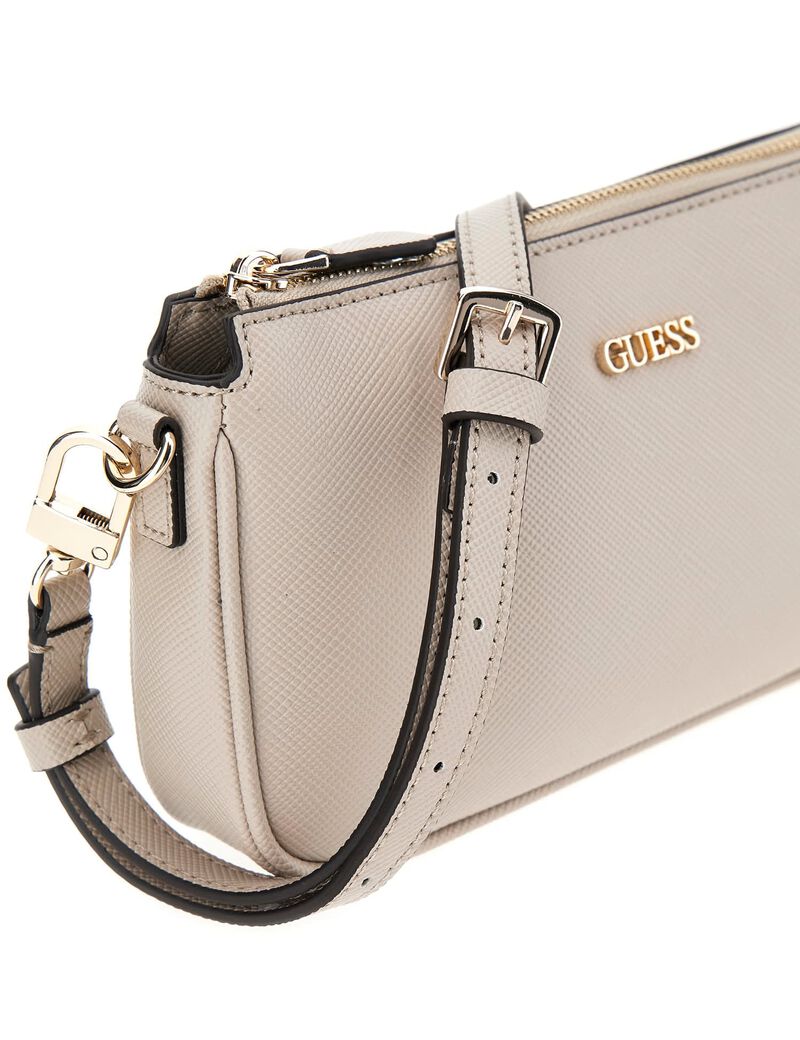 Noelle Saffiano Mini Crossbody Bag